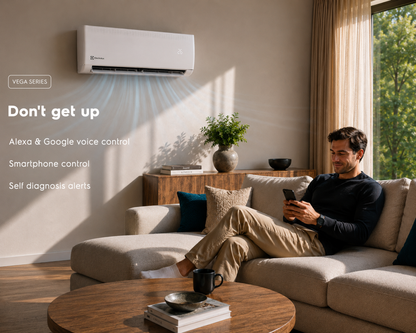 Vega 9,000 BTU mini split | 20.5 SEER2 | Wi-Fi | Up to 450 sq ft