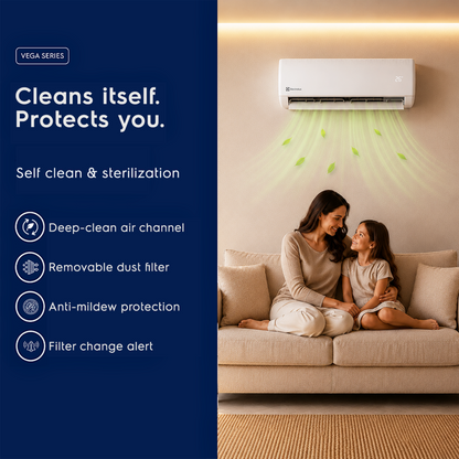Vega 9,000 BTU mini split | 20.5 SEER2 | Wi-Fi | Up to 450 sq ft